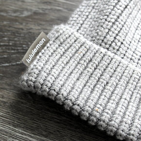 Wool Blend Ribbed Knit Lululemon Beanie - Picture 4 of 8